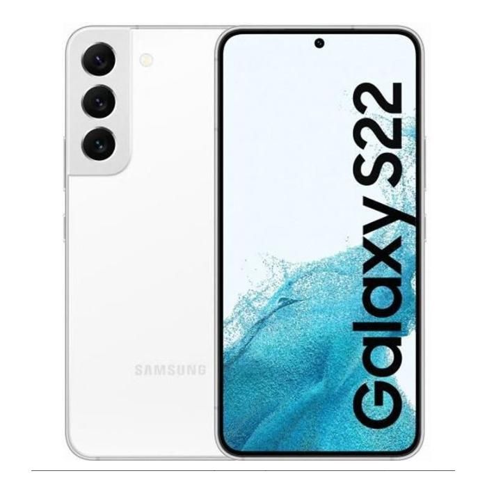 Smartphone - SAMSUNG Galaxy S22 256Go Blanc Single SIM US Version - Reconditionné - Excellent état