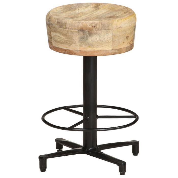 Les SoldesTabourets de bar Tabourets Cuisine - (2 pcs) - 2 personnes - 52 cm bois de manguier massif mtm19a