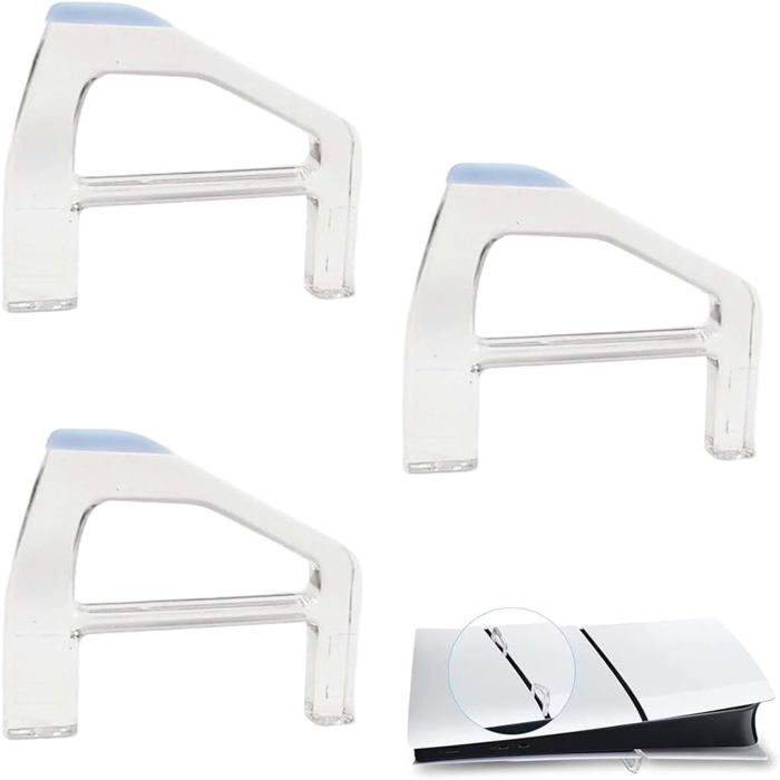 Support pour PS5 Slim/Pro - Pieds de Refroidissement et Support de Positionnement Horizontal