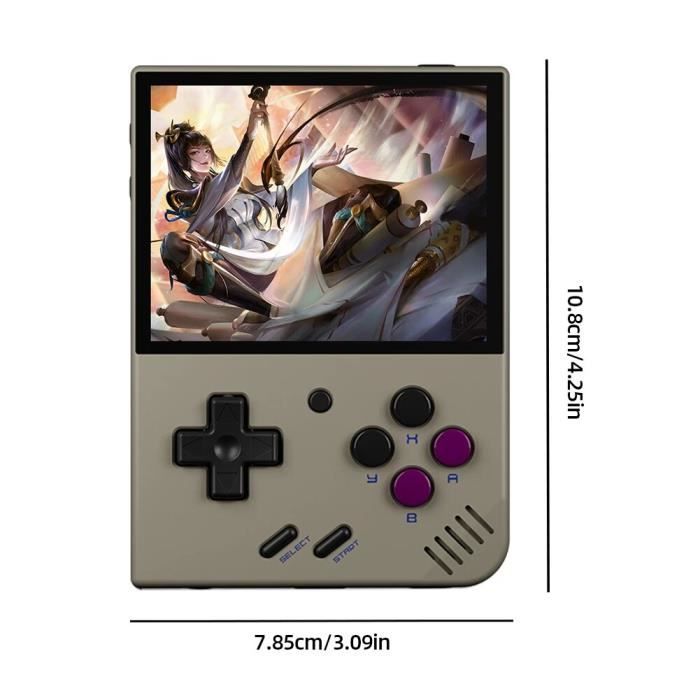 Console Rétro Portable R36H - écran IPS 3,5" OCA 640x480 - RK3326 - Linux - 128 Go / 20 000 Jeux - Batterie 8h - Violet