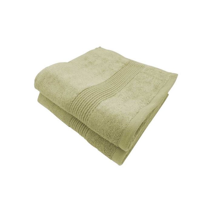 Drap De Bain ALPES BLANC - Lot De 2 Grands Draps De Bain 100x150 Cm Serviette De Bain Grande Taille