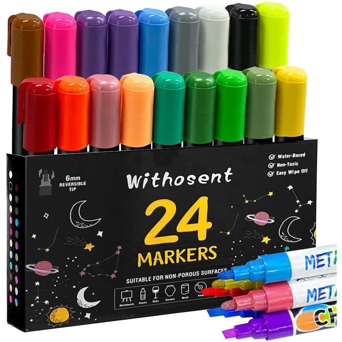 Crayon Craie Tableau noir effaçable à base d'eau liquide sans poussière  humide Pen Erase 6 mmWTX80427481_12881 - Cdiscount Beaux-Arts et Loisirs  créatifs