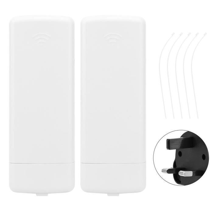 Paire De Pont Wifi 3 Km 5 8g Avec Amplificateur De Signal De Reseau Sans Fil A Affichage Numerique Ip65 Uk Plug 110 240v Lat Prix Pas Cher Cdiscount