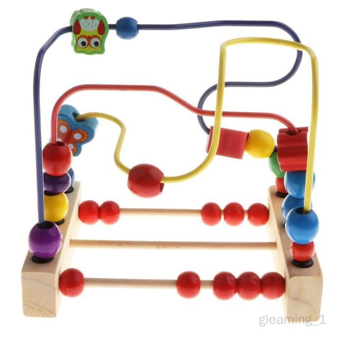 Jeu en bois - Acwenie - Perle Labyrinthe - Compact et Multifonctionnel - 2 ans et plus - Jeux - Jouets Jeu en bois - Acwenie - Perle Labyrinthe - Compact et Multifonctionnel - 2 ans et plus - Jeux - Jouets