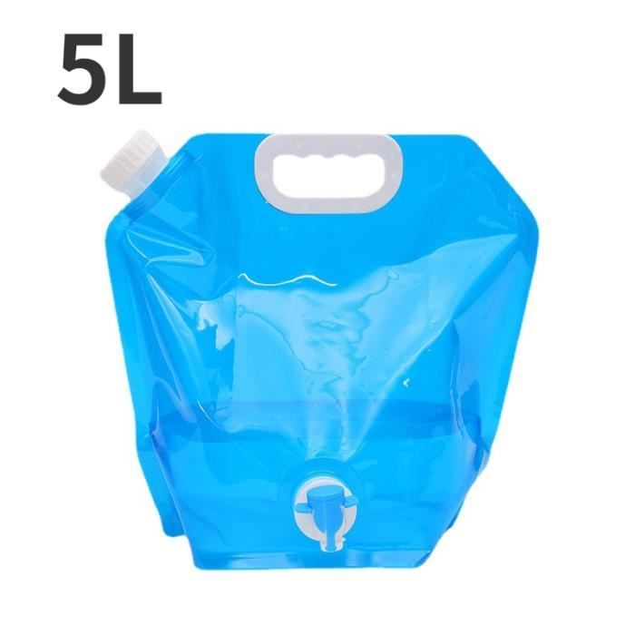 Bidon à Eau Pliable 5 Litres – Sans BPA, Robinet Intégré – Pour Camping, Randonnée, Urgence – Léger Et Réutilisable - 13