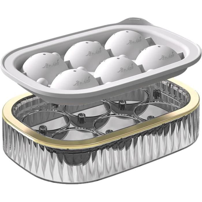 Moule à Boule De Glace, 3D Moule Glacon Forme De Ball, Grand Moule à