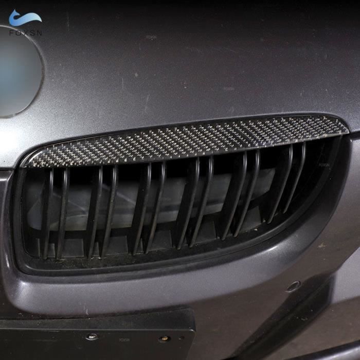 Couverture de pare-choc avant en Fiber de carbone, Accessoires de voiture, Pour BMW série 3 E90 E91 2006 2007