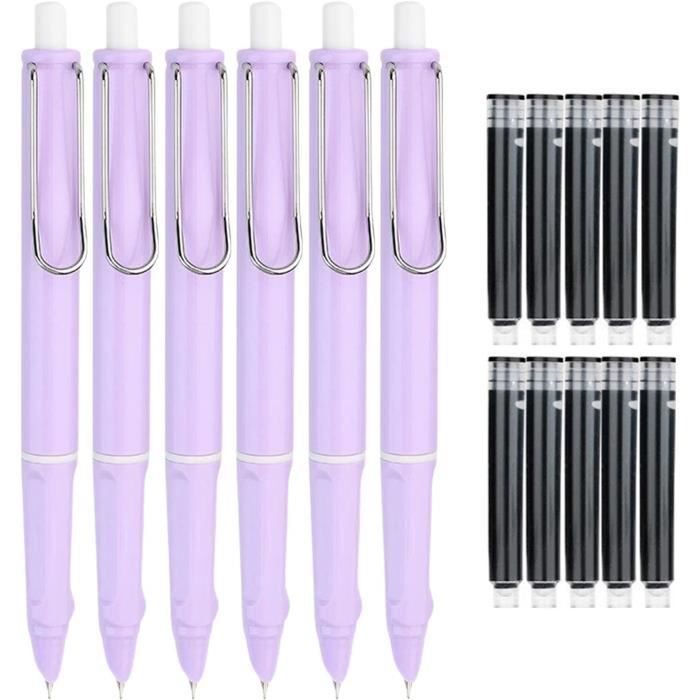 Cobee® Stylo plume rétractable, 5 pcs EF 0,38 mm Type de presse Stylos
