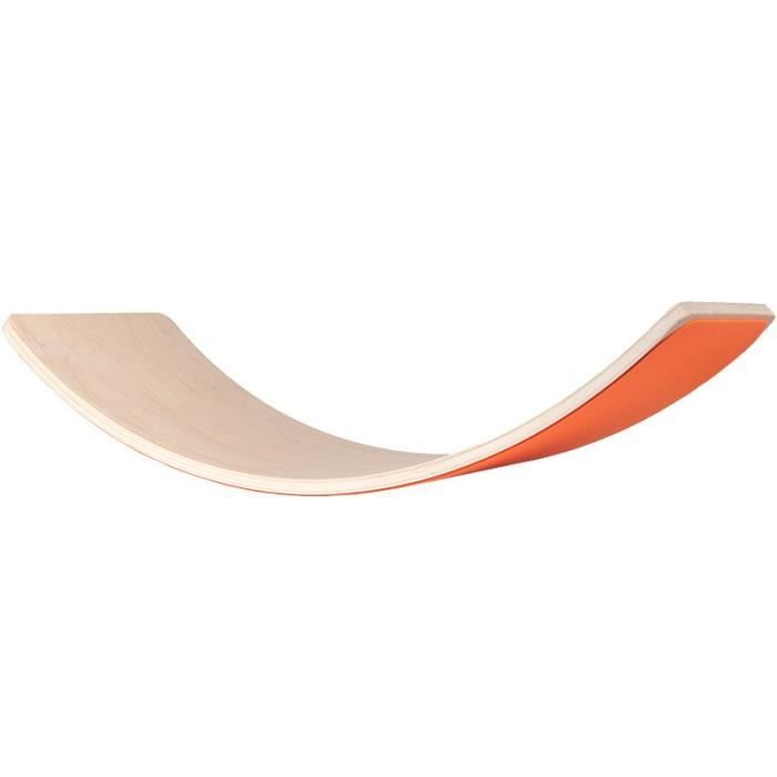 COSTWAY Poutre d'Equilibre en Bois pour Enfants, Jouet Montessori avec