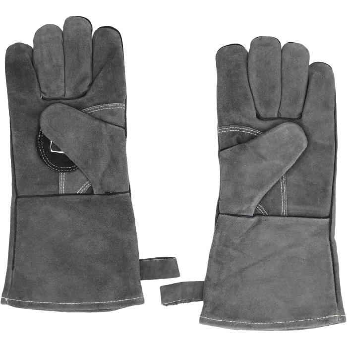 Gants de Barbecue Gants Anti Chaleur Jusqu'à 800°C Gants de Barbecue