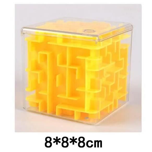 cube-magique-labyrinthe-3d-jaune-puzzle-de-vitesse-jouet-pour