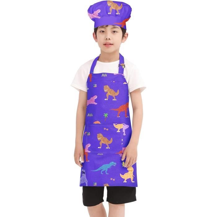 Tablier De Chef Professionnel Réglable Licorne Rose - Avec Poches, Idéal Homme Et Femme Pour Cuisine, Barbecue Et Créations