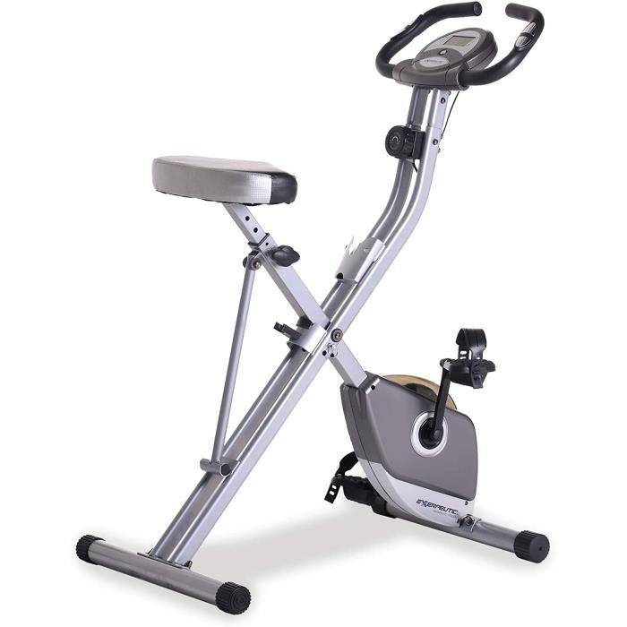 Exerpeutic Velo D Appartement Pliable Avec Systeme De Freinage Magnetique Et Capteurs De Pouls Poids Maximum Utilisateur De 136kg Prix Pas Cher Cdiscount