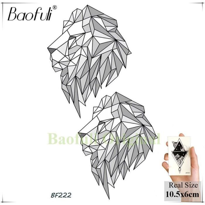 Tatouage Temporaire Bbf222 Inde Pierre Lion Tigre Dessin Geometrique Couverture Corps Art Bras Etanche Femmes Hommes Faux Tatoo Achat Vente Tatoo Bijou De Corps Tatouage Temporaire Cdiscount
