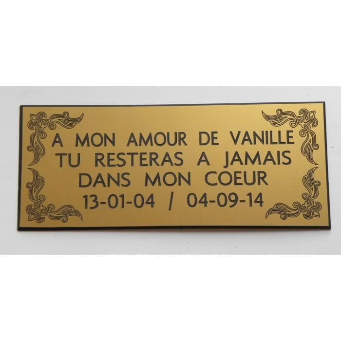 Plaque Funeraire Pour Chien Achat Vente Pas Cher
