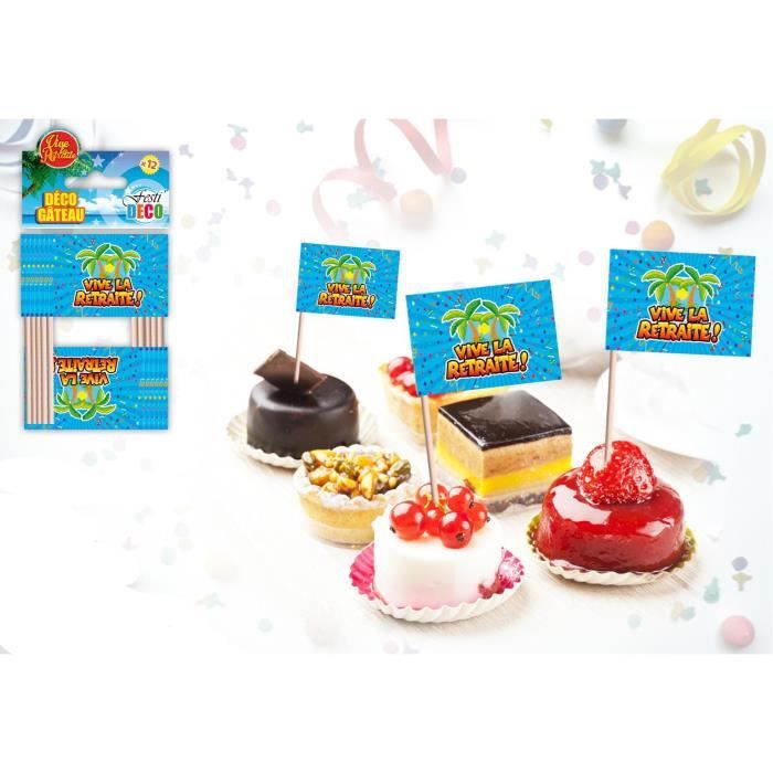 12 Pics Decoration De Gateau Vive La Retraite Cdiscount Maison