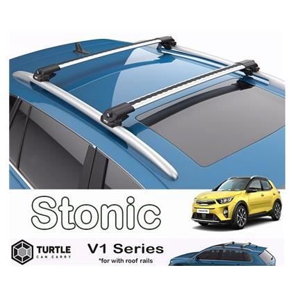 Barres de seuil de porte pour seuil de porte Stonic 2017 2018 pour voiture Argent/é