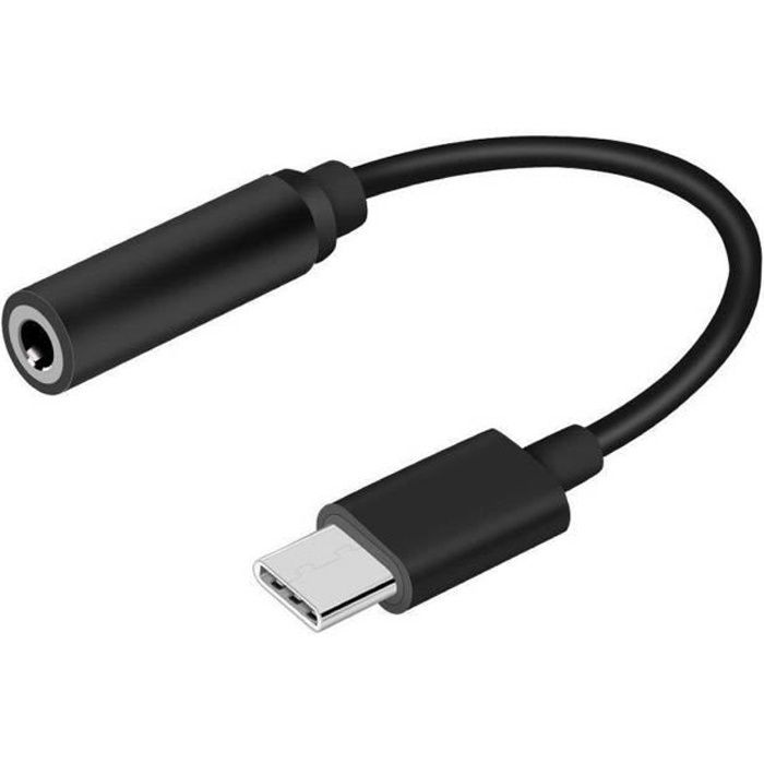 Adaptateur USB C vers Jack pour Écouteurs 3,5mm[3 Pack],Adaptateur USB Type  C Connecteur
