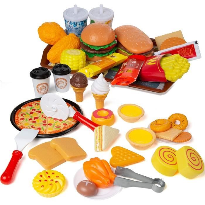 Acheter Set burger à assembler - aliments en bois pour dinette En ligne