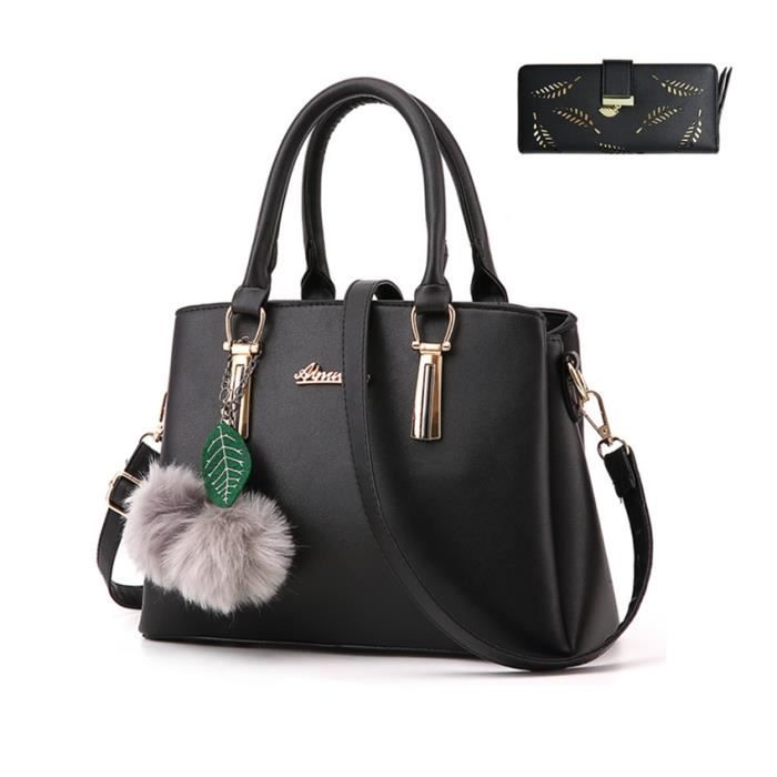 sac a main fourre tout noir