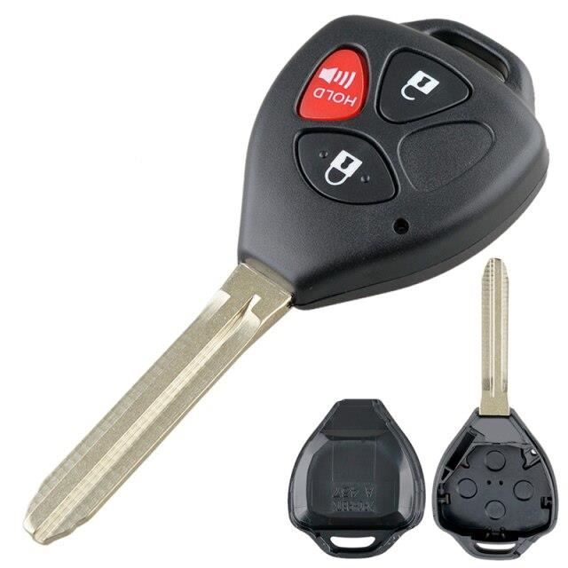3 boutons non coupés voiture télécommande clé coquille Auto voiture boîtier  porte clé adapté pour Toyota Corolla RAV4 Ya*QK1551 - Cdiscount Auto