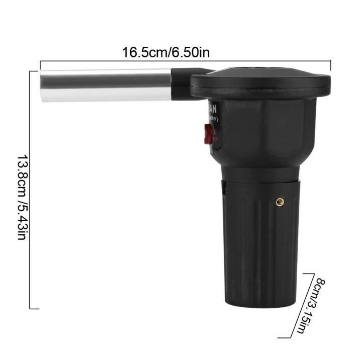 Ventilateur De Barbecue Rechargeable - Moteur Cuivre, Contrôle Vitesse, Pour Allumer Le Charbon