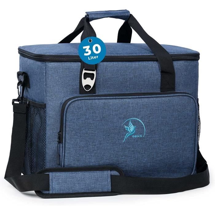 Sac Isotherme Et Planches De Congélation Bleues - Blocs De Glace Réutilisables Pour Glacière Et Pique-nique