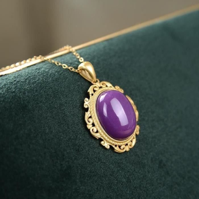 Collier Pendentif Irrégulier CCB - Bijou De Cou Moderne, Chaîne Corde En Cuir - Cadeau Mode Pour Femme, Look Artistique Et Unique