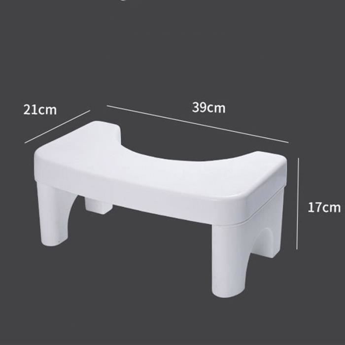Tabouret De Toilette Physiologique – Marchepied Pour Position Accroupie, Soulage Constipation, Enfant/adult