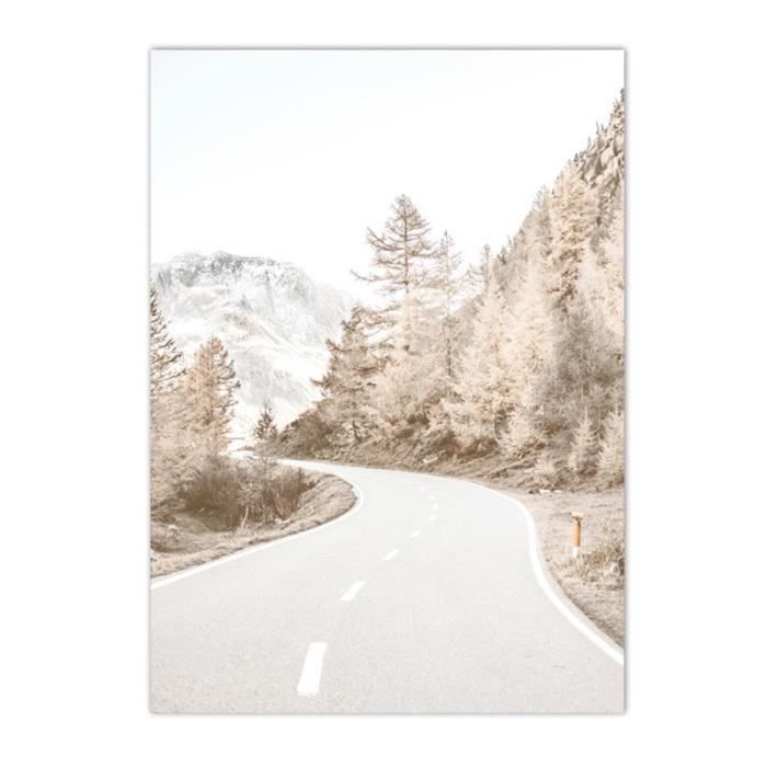 Affiche de jardin Branche remplie de feuilles - 40x80 cm - Décoration