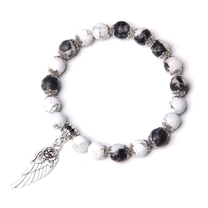 Bracelet En Pierre Naturelle, 7 Chakras Naturels Pour Femme, Pierre