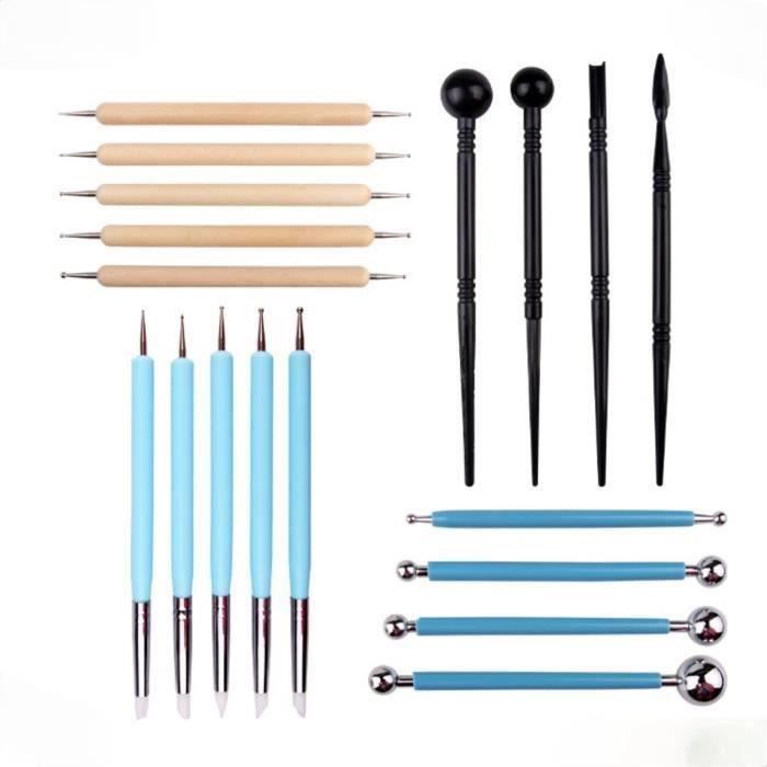 2 Outils De Sculpture En Argile - Grattoirs Crantés En Acier Inoxydable - Pour Poterie, Modelage, DIY Et Arts Créatifs