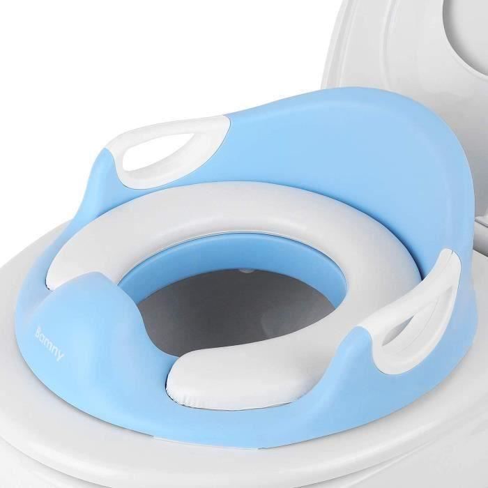 Réducteur WC Enfant Siège Apprentissage Pot - Blanc - Antidérapant Avec Protection Éclaboussures - PP Haute Qualité