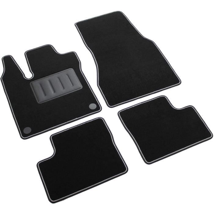 Talonnette Tapis De Sol Voiture PVC - Kit Couture Complet Inclus - Réparation Anti-usure Pédale Conducteur 27x16 Cm