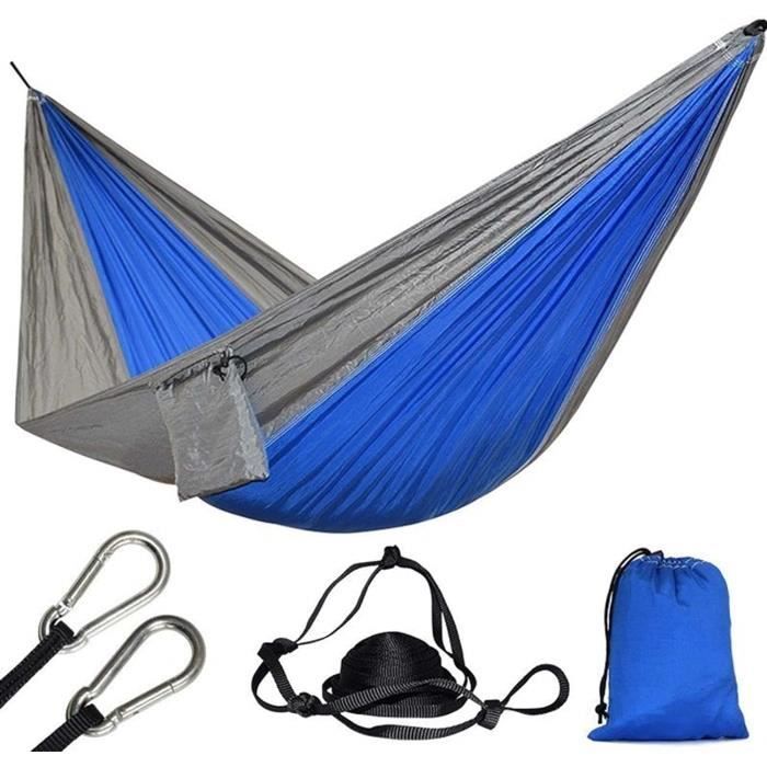 Hamac Swing Voyage Camping 190x80 Cm Coton Respirant - Charge 150 Kg Pour Plage, Jardin, Patio