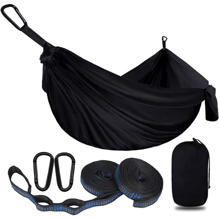 Hamac Ecox Parachute Extérieur Simple Avec Sangles D’arbre – Portable Et Léger, Neuf