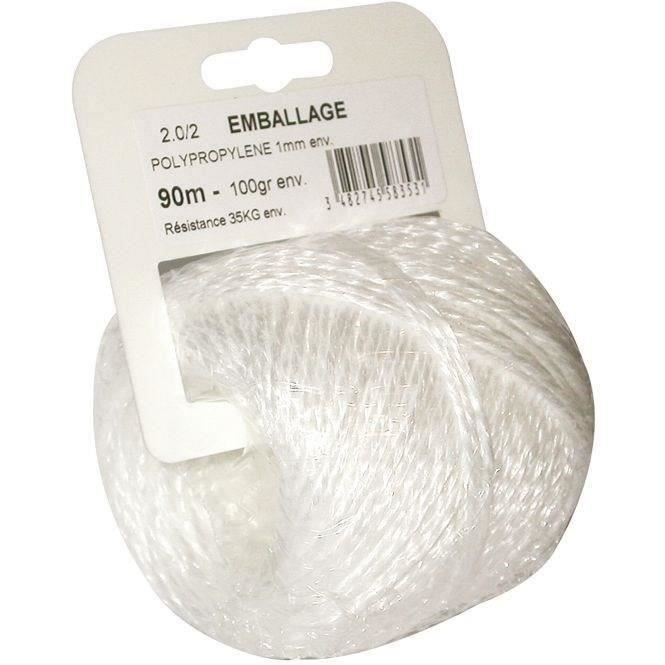 CORDERIE TOURNONAISE - Ficelle polypropylène 100g 20/2 s/roll