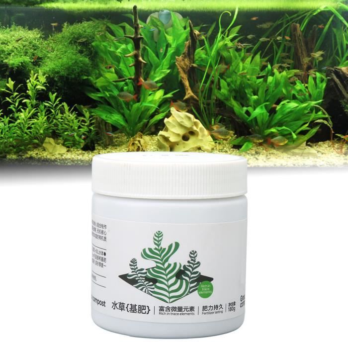 Drfeify Substrat de plantes aquatiques Engrais Nutritif pour Plantes  D'aquarium, 180 G Substrat D'aquarium animalerie decoration