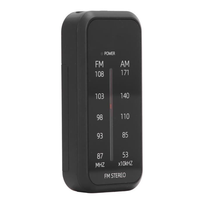 Mini AM / FM Stéréo 2 Band Radio De Poche FM Radio / LCD écouteurs