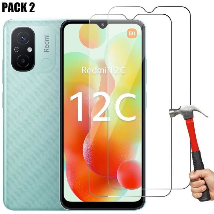 Protections écran Verre Trempé X2 Pour Xiaomi Redmi 12C Et 11A - Marque Little Boutik, Neuf