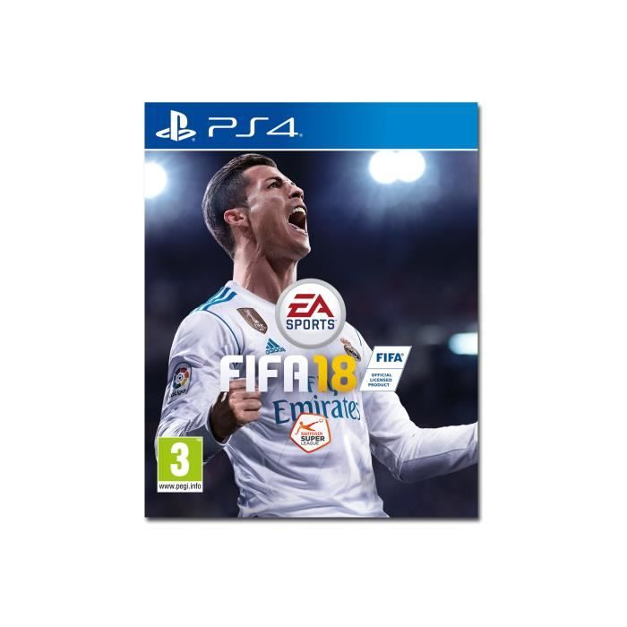 FIFA 18 PlayStation 4-5030931121531 - Cdiscount Jeux vidéo