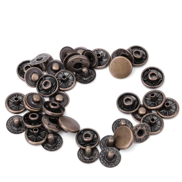 Rivets En Cuir Boutons Pression Lot De 50 Boutons Pression En Laiton Pur Tissting - Tailles 10 Mm, 12,5 Mm, 15 Mm, Pour Vêtements, Cuir, Sacs, Bricolage Bouton Pression 10mm 12.5mm 15mm Rivets En Cuir Boutons Pression Lot De 50 Boutons Pression En Laiton Pur Tissting - Tailles 10 Mm, 12,5 Mm, 15 Mm, Pour Vêtements, Cuir, Sacs, Bricolage Bouton Pression 10mm 12.5mm 15mm