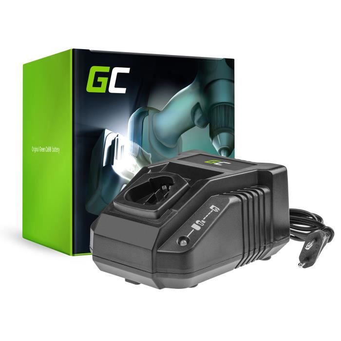 Vhbw – Chargeur de pile compatible Ryobi 130503001, 130503005, BPL-1220, CB120L – Protection surchauffe et surcharge – Entrée 100-240V, Sortie 12.6V