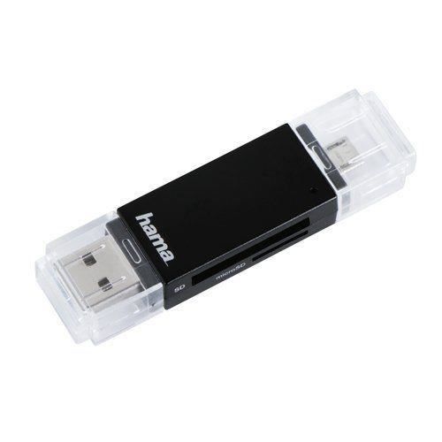 Hama Basic lecteur de carte mémoire USB 2.0/Micro-USB