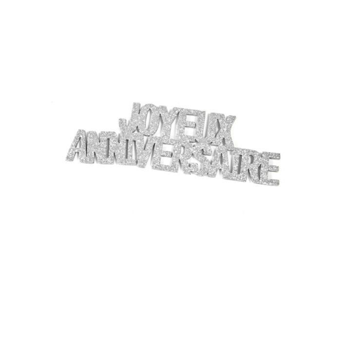 6 Autocollants Joyeux Anniversaire Paillettes Argent Achat Vente Decors De Table Cdiscount 6 Autocollants Joyeux Anniversaire Paillettes Argent Achat Vente Decors De Table Cdiscount