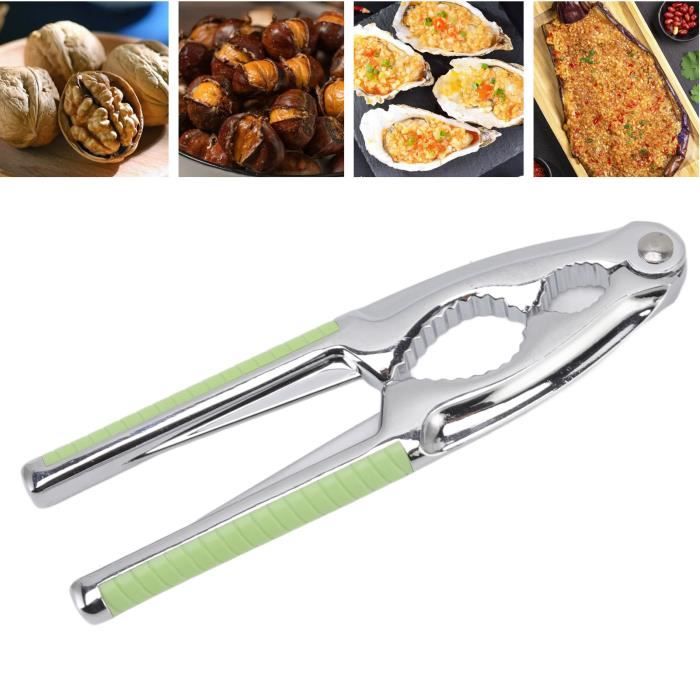 Pince Casse-noix En Alliage De Zinc - Ouvre Noix, Noisettes, Noix De Pin - Design Ciseau, 3 Ouvertures - Gadget De Cuisine Pratique