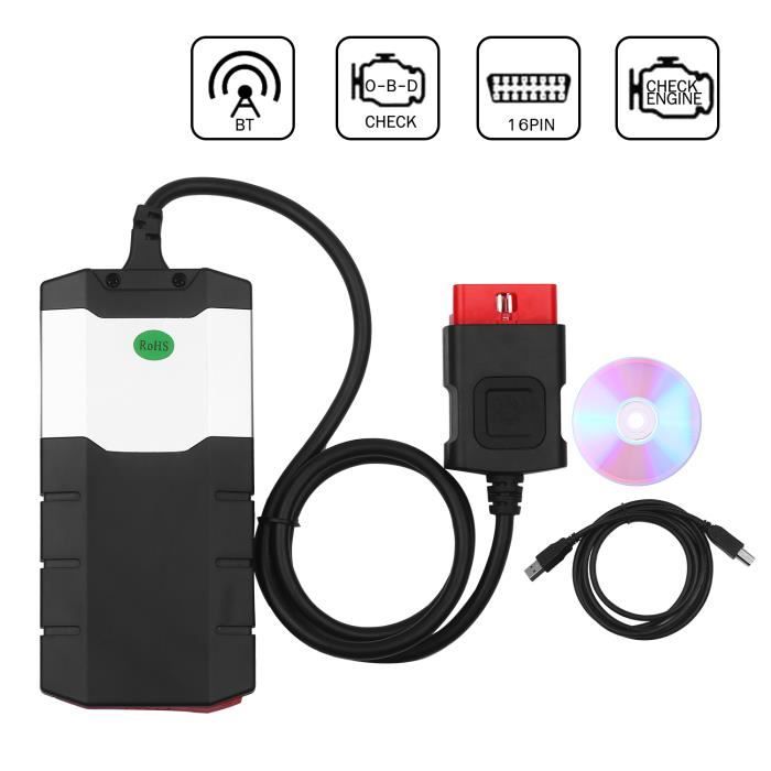Outil de Diagnostic auto Vislone DS150E BT CDP TCS de Voiture avec 8 c/âble de Voiture OBD 2 Lecteur de Code de Voiture Soutien Syst/ème de Moteur de Voiture Scanner Automatique de Camion de Voiture