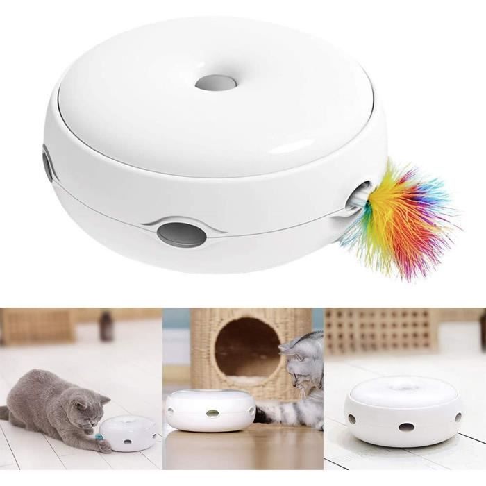 Meilleurs prix pour Jouet pour Chat - LANXI - Cat Toy Interactif - Automatique - Rotatif - Multicolore