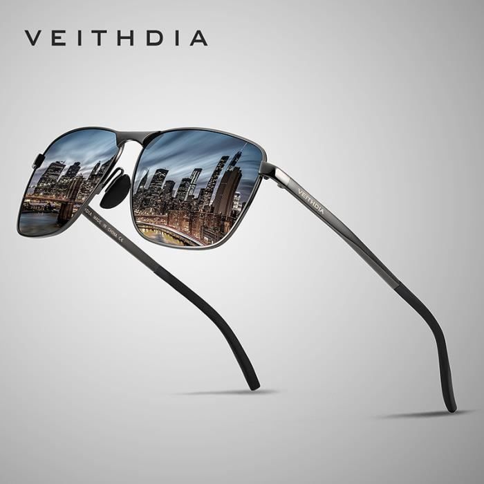 Veithdia Homme Aluminium Lunettes De Soleil Polarisées Outdoor Driving Fishing Eyewear 36