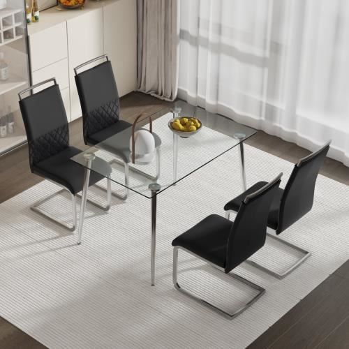 Lot de 2 Chaise de Salle à Manger en Velours - Bois Massif - Chaise de Salon Garniture à Clous - Chaise de Rembourré - Gris - Maison